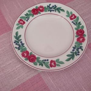 Adams Ironstone Floral Dinner Plate